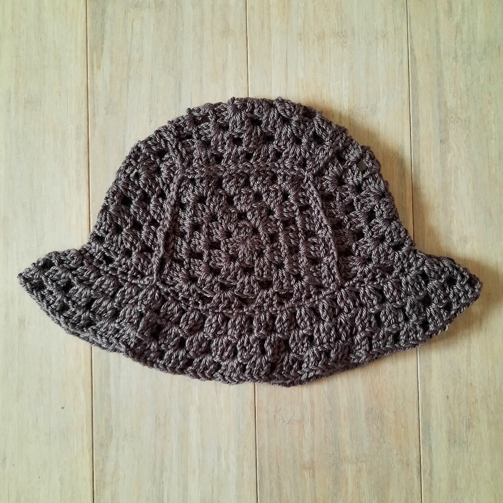 Retro Granny Stitch Bucket Hat